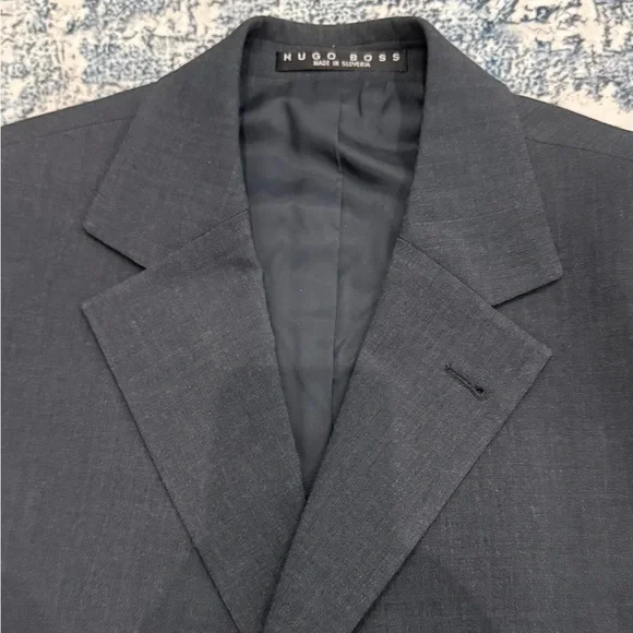 Hugo Boss Dark Gray Suit Jacket & Trousers Set